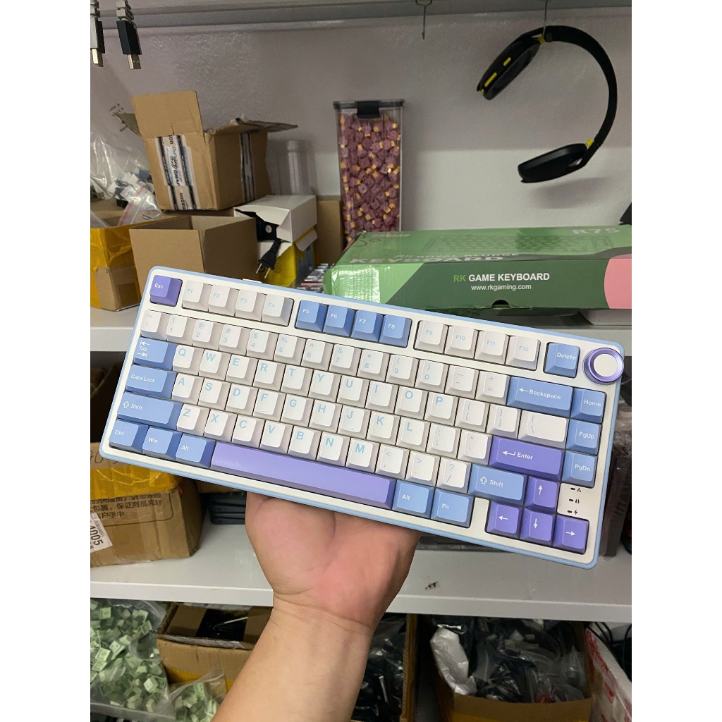 RK R75 – Bàn phím cơ 75% 3 mode | Hàng 2nd fullbox, ngoại hình siêu đẹp