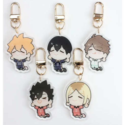 Haikyuu Acrylic Keychains | Hinata, Kageyama, Oikawa, Kenma, Kuroo