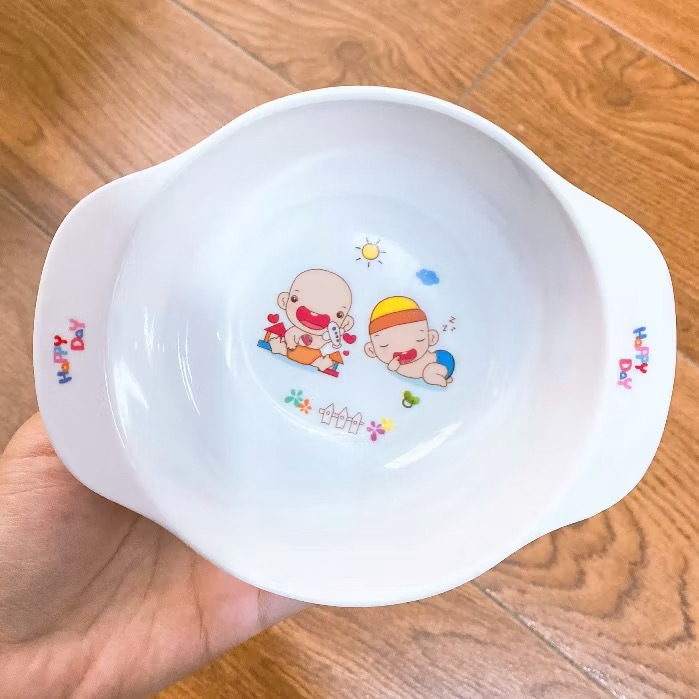 [Quà Tặng] Tô Ăn Dặm Cho Bé – Nhựa Melamine cao cấp – Không trơn trượt