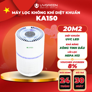 [UVG] Máy Lọc Không Khí Diệt Khuẩn UVGREEN KA150 15m2, UVC LED Diệt Khuẩn, Xông Tinh Dầu, Lọc Bụi Mịn
