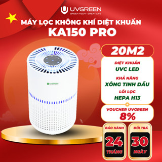[UVG] Máy Lọc Không Khí Diệt Khuẩn UVGREEN KA150 Pro 15m2, Công Nghệ UVC LED, Lọc Bụi Mịn, Xông Tinh Dầu