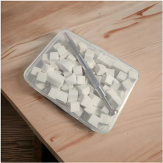  Set bông mút dặm ombre 100 bông mút Tặng kèm bút gắp dụng cụ chuyên dụng làm móng NAIL LEE 