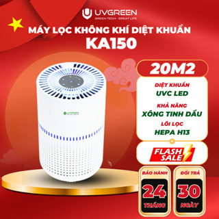 [UVG] Máy Lọc Không Khí Diệt Khuẩn UVGREEN KA150 15m2, Công Nghệ UVC LED, Lọc Bụi Mịn, Xông Tinh Dầu