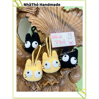 [ HÀNG SẴN ] Móc khoá len bé mèo 🐱 | NhàThỏ Handmade