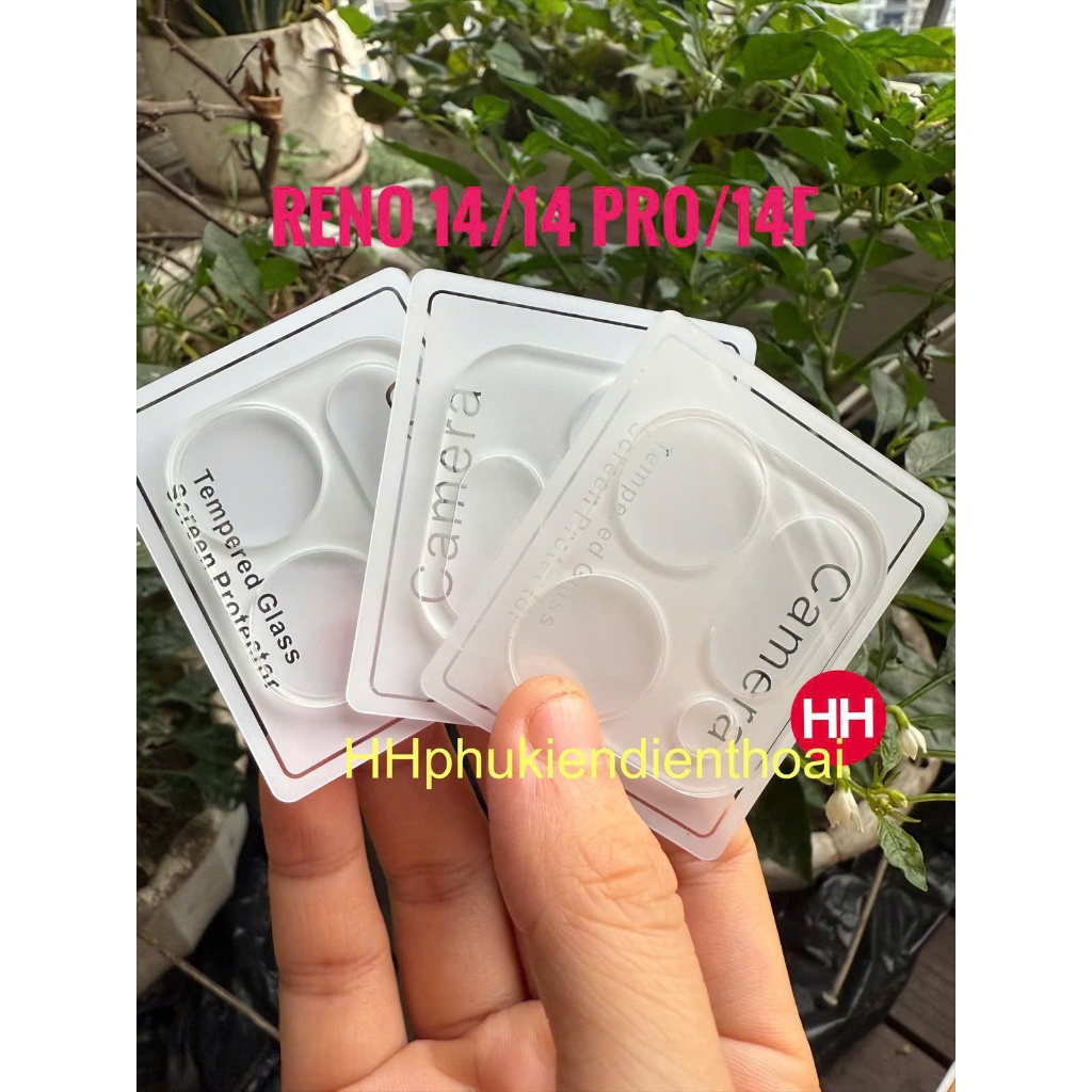 Kính cường lực Oppo Reno 14, Reno 14 F, Reno 14 Pro CAMERA  bảo vệ camera
