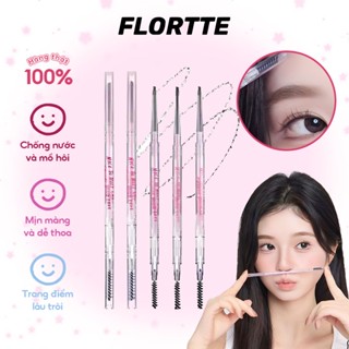  Bút chì kẻ mày Flortte Nice To Meet Chu siêu mịn hai đầu lâu trôi 