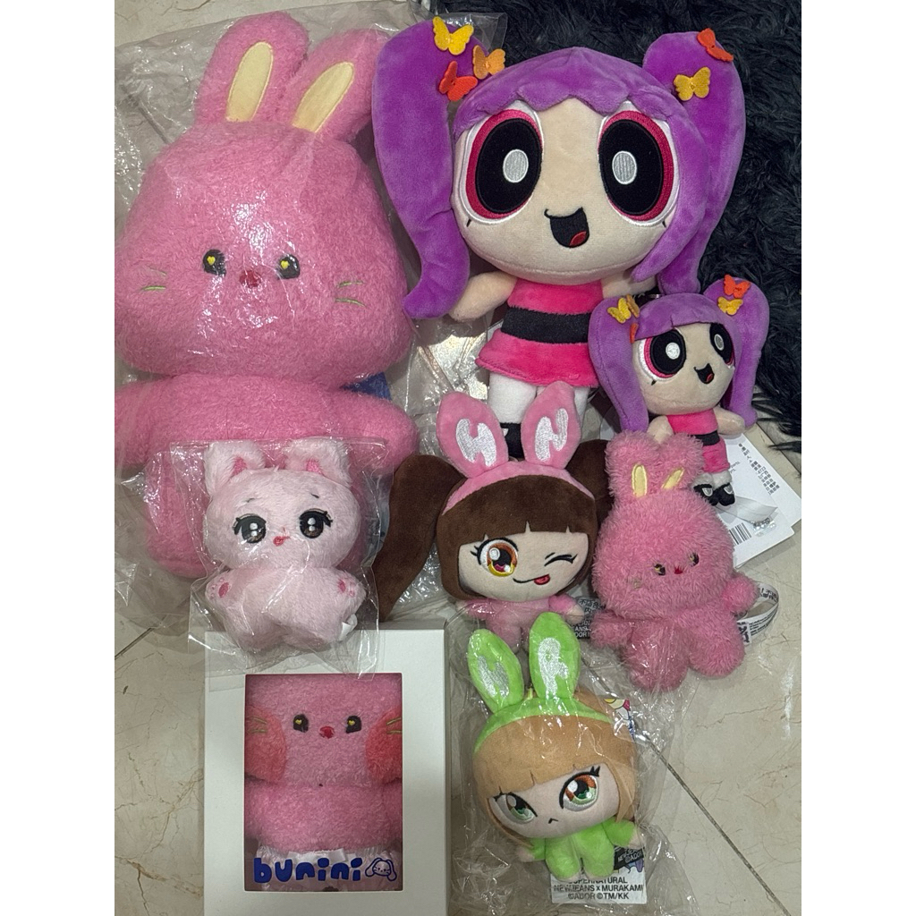 GẤU BÔNG PLUSH DOLL KEYRING MÓC KHOÁ CÁC LOẠI LINE FRIENDS BUNINI - NEWJEANS NJZ HANNI <đọc kĩ mô tả