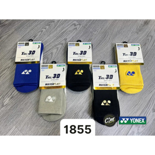   HÀNG CHÍNH HÃNG  Vớ Cầu Lông YONEX MP8 1855 - Size 25-28 - Thoáng Khí Mềm Mại 