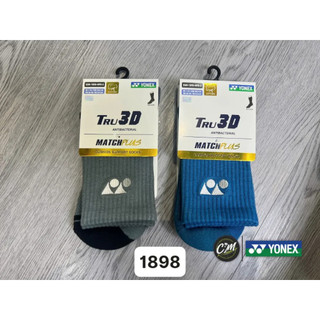   HÀNG CHÍNH HÃNG  Vớ Cầu Lông YONEX MP8 1898 - Size 25-28 - Mềm Mại Thoáng Khí 