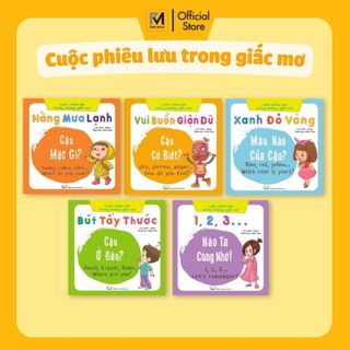 Sách cho bé - bộ 5 cuốn cuộc phiêu lưu trong những giấc mơ