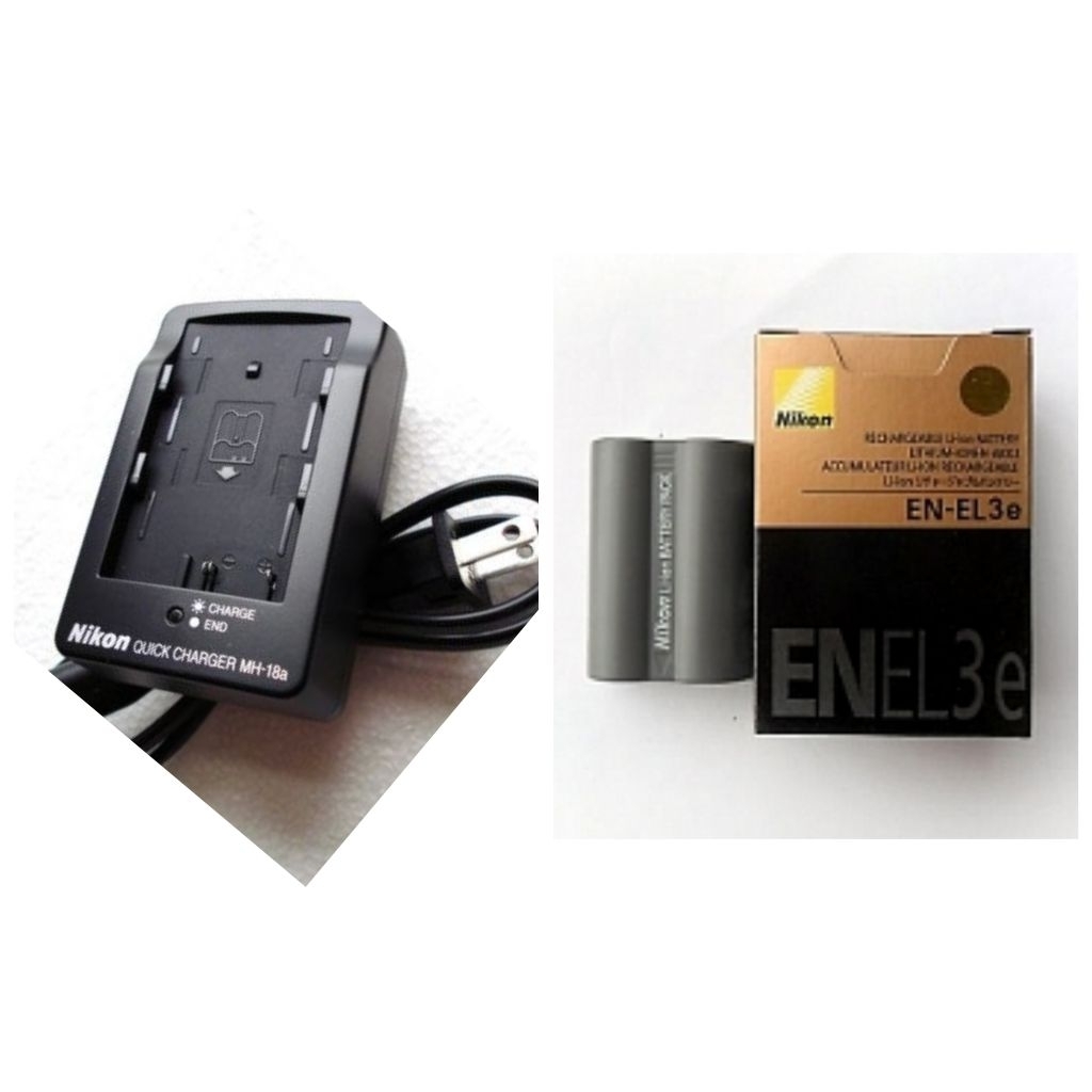 Sạc Nikon MH18A hoặc Pin nikon EL3E dùng Nikon D300, D300S, D700 , D90 , D80, D200