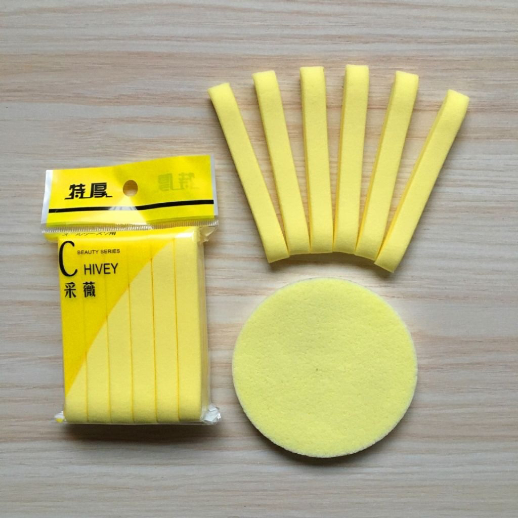 Mút rửa mặt bọt biển Set 12 cái