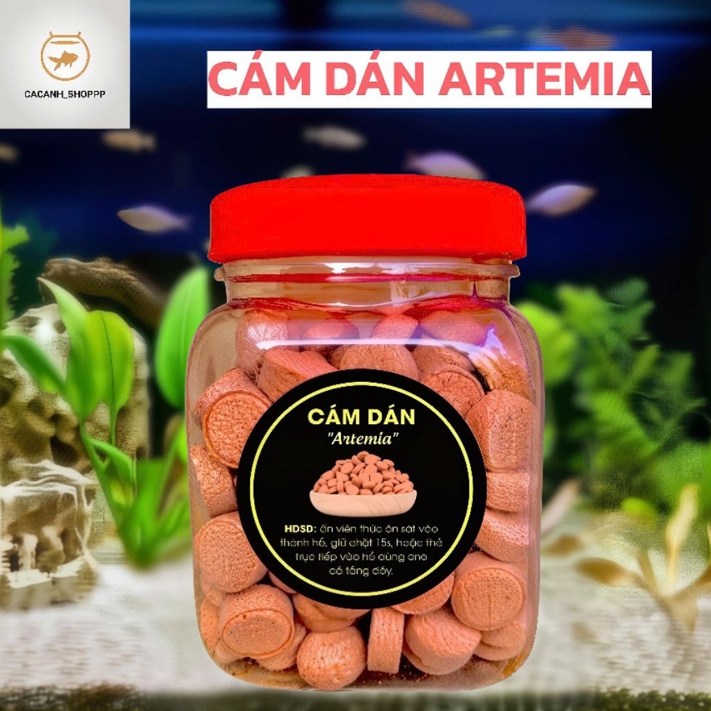 Cám Dán Artemia ( yee ) :Combo 100 Viên Cám Dán Giầu Dinh Dưỡng , Giúp Kích Màu Tăng Size......