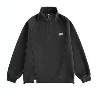 Áo Sweater Polo TINY Form Rộng Phong Cách FKZ Unisex Nam Nữ Đều Mặc Được Chất Vải Nỉ Cotton Siêu Đẹp Có Cổ