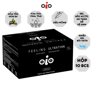 Bao cao su OIO siêu mỏng trơn kéo dài thời gian, bcs gai nhiều gel bôi trơn chống xuất tinh sớm