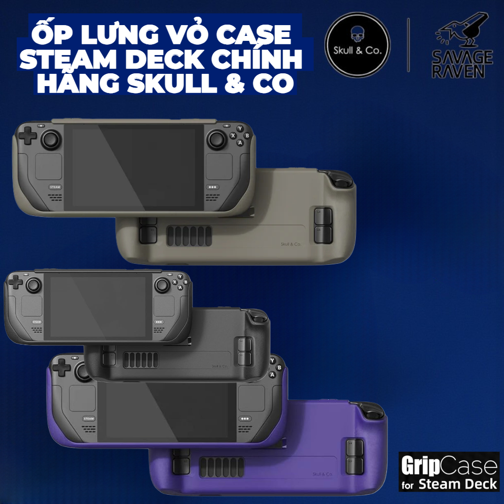 Ốp Lưng Vỏ Case Cho Steam Deck Chính Hãng Skull & Co