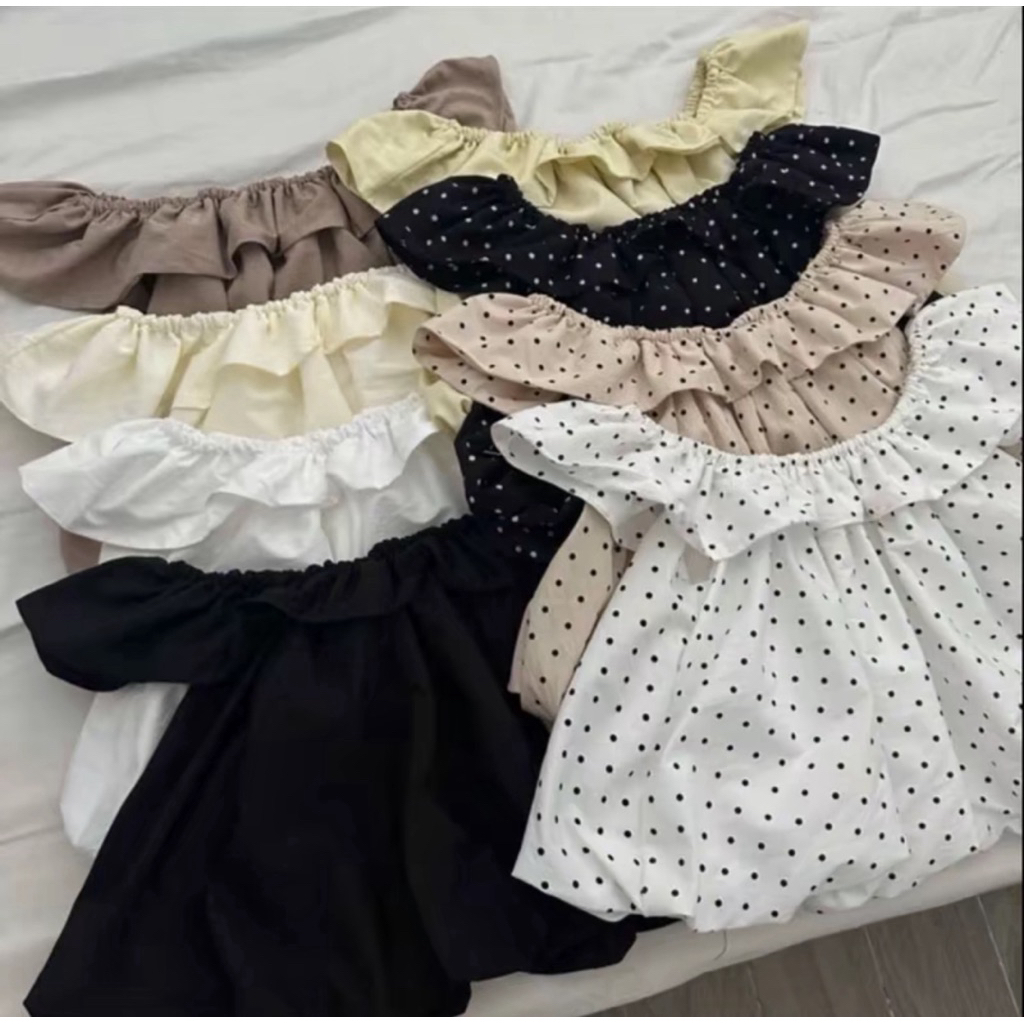  ÁO BÍ TRỄ VAI MẶC ĐƯỢC NHIỀU KIỂU DỂ THƯƠNG XINH XOẮN NỮ 