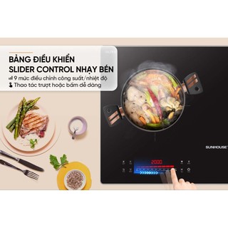 Bếp Từ Đôi INVERTET SUNHOUSE SHB585Pro serie 8 New ,  MAMA MMB01I