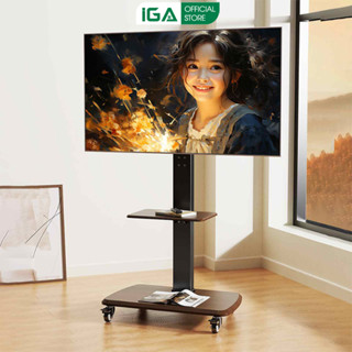  Kệ giá treo tivi di động kệ tivi treo có bánh xe tiện lợi khung sắt dày decor phòng ngủ IGA- GM173.26 