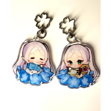 Frieren Flowers Acrylic Keychain | Frieren: Beyond the Journey's End