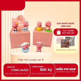 (Version 6) Blindbox Loopy mô hình nhân vật hoạt hình phiên bản Loopy Wonders cute dễ thương decor trang trí