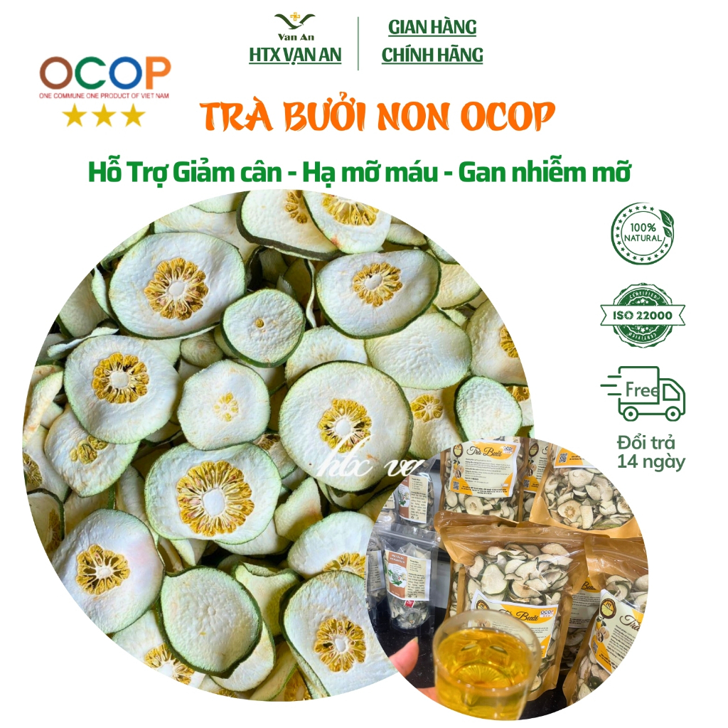 Trà Bưởi Giảm Mỡ Bụng Toàn Thân Bưởi Non Sấy Khô Hỗ Trợ Giảm Cân Cấp Tốc Mỡ Máu