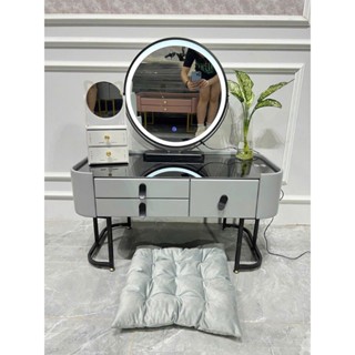  Bàn phấn mini thông minh có gương đèn led loa sạc tích hợp đèn led sạc USB 