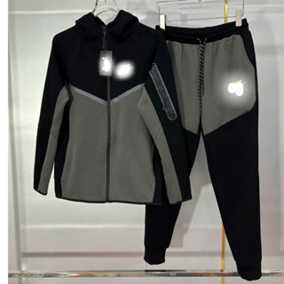 Set Thu Đông Quảng Châu Logo Lice cao Su Boy Phố Cao cấp Logo Thêu Cực NÉt Hàng độc , Bộ dài Tay Nam Siêu Đẹp nỉ dày dặn