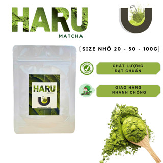   HARU  Bột Matcha Haru Nhập Khẩu Nhật Bản Ceremonial Grade 20g 50g 100g - Trà Đạo Matcha Latte 