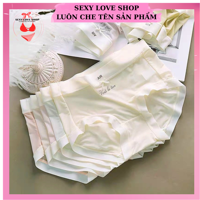 Combo 10 Quần Lót Nữ Su Lụa AIR, Quần Chip Nữ Tàng Hình Siêu Mềm Kháng Khuẩn Cao Cấp