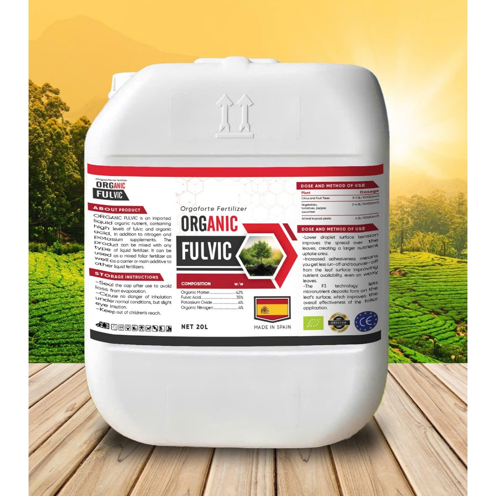 Phân Bón Hữu Cơ ORGANIC FULVIC Can 20L