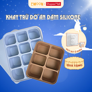 Khay Trữ Đồ Ăn Dặm Silicone Emoon Chia NgănThông Minh, An Toàn, Tiện Lợi, Không Ám Mùi