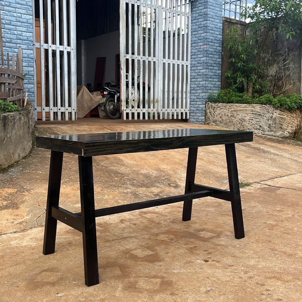 Bàn Làm Việc Gỗ Thông Tự Nhiên WOODEN HOUSE OFFICIAL 1M2X60X75 | BigBuy360 - bigbuy360.vn