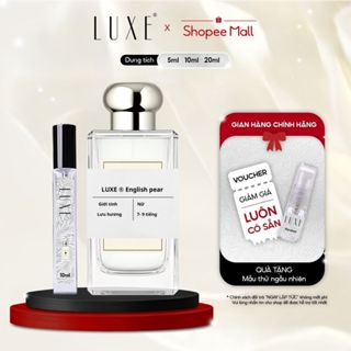  Nước Hoa Nữ chính hãng LUXE Perfume English Pear mùi hương quyến rũ sang trọng 