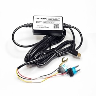  Bộ Dây Nguồn Đấu Cầu Chì Xe Hơi Camera Hành Trình VIETMAP  C9P 2K S720 S860 R440 M1 M2 ...  