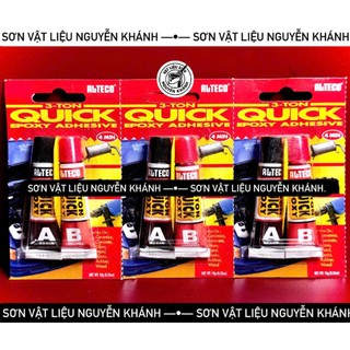 Keo dán Epoxy 2 thành phần Alteco 3-Ton Quick – Khô nhanh 4 phút, siêu dính kim loại, gỗ, kính, nhựa, gốm