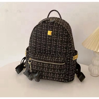 Balo nữ đẹp balo thời trang Hàn Quốc da phối dạ xinh xắn đi học đi chơi dễ thương