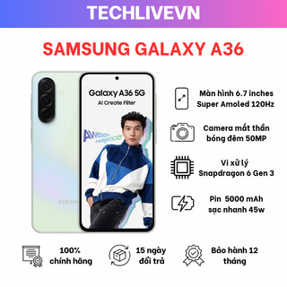   HỎA TỐC 24 24H  Điện Thoại Di Động Samsung Galaxy A36 5G - Hàng chính hãng 