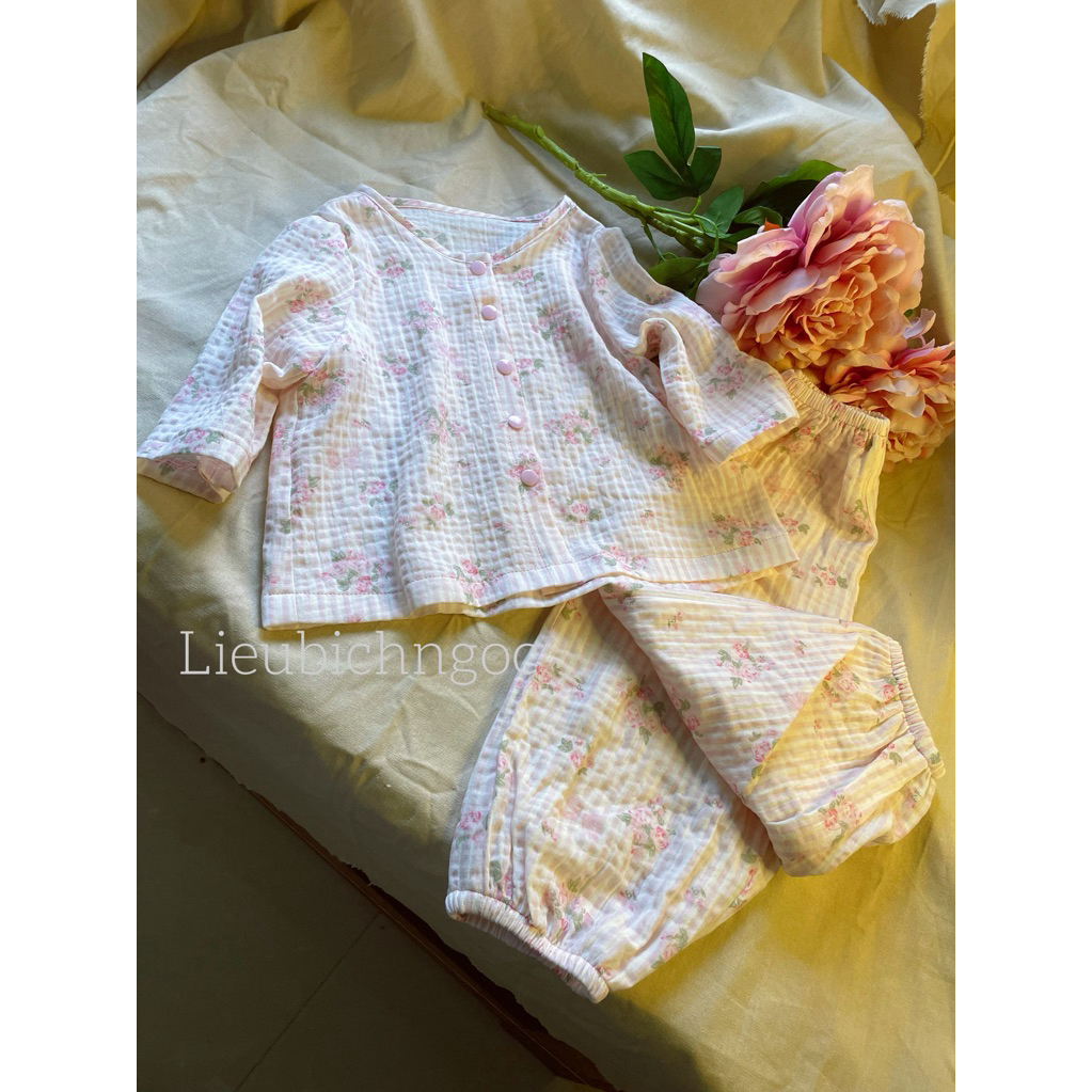 ĐỒ BỘ MUSLIN CHO BÉ