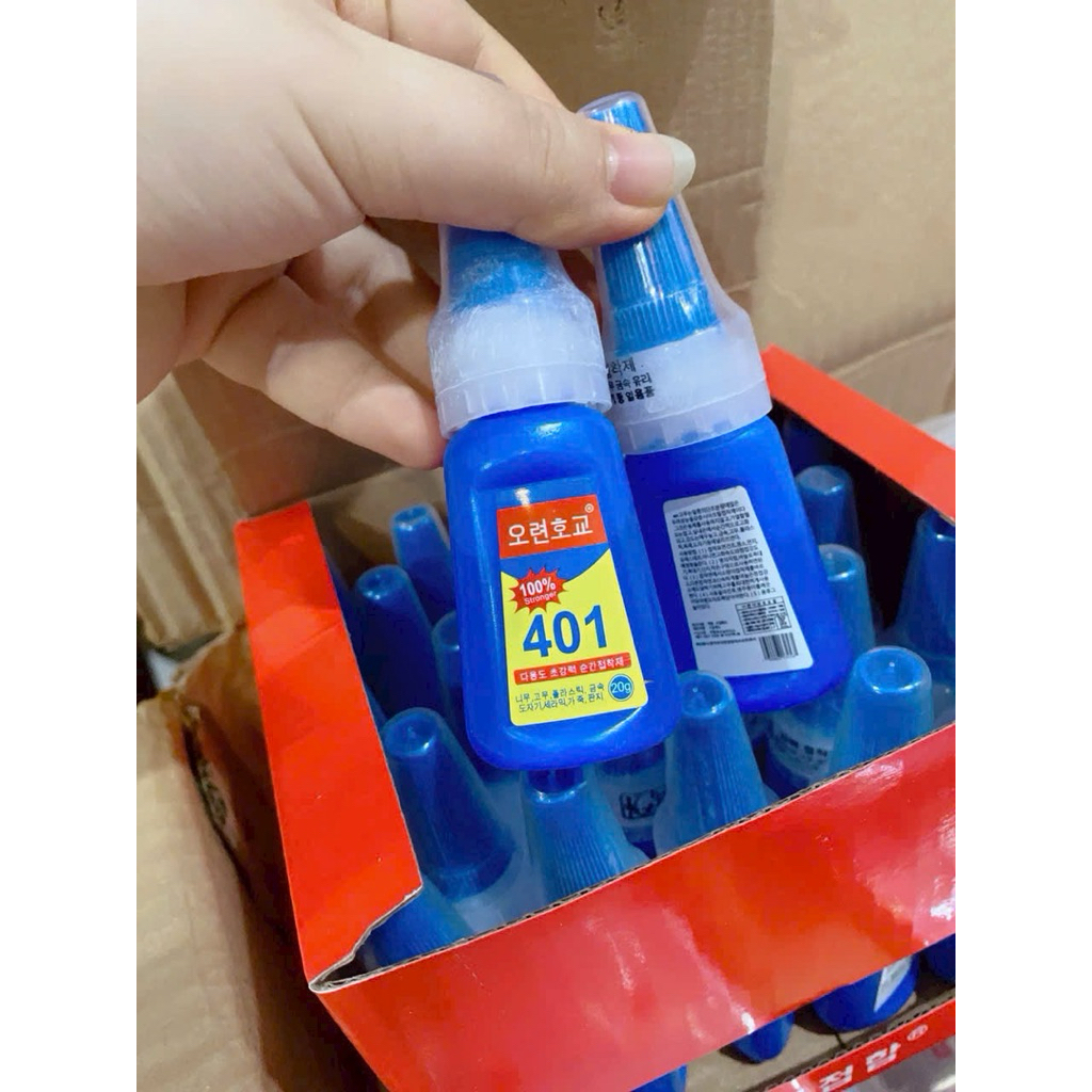 Keo 401 dán móng giả, keo mxbon dán nailbox móng tay giả