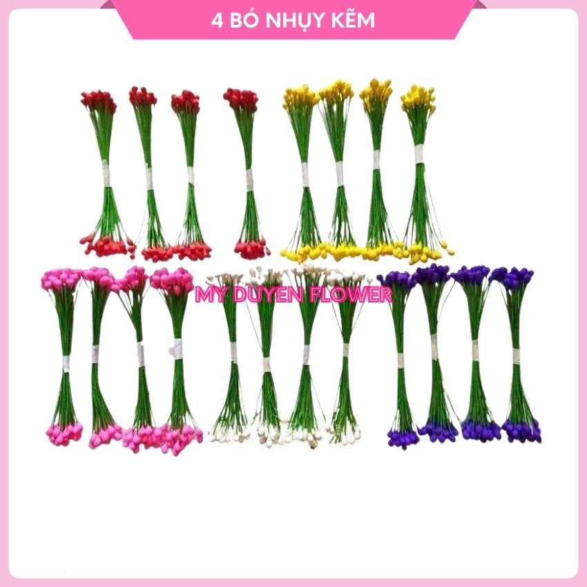 NHỤY KẼM LÀM HOA 4 bó