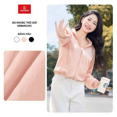 Áo khoác thô gió UrbanChic CARDINA hai lớp dài tay 5GNF03
