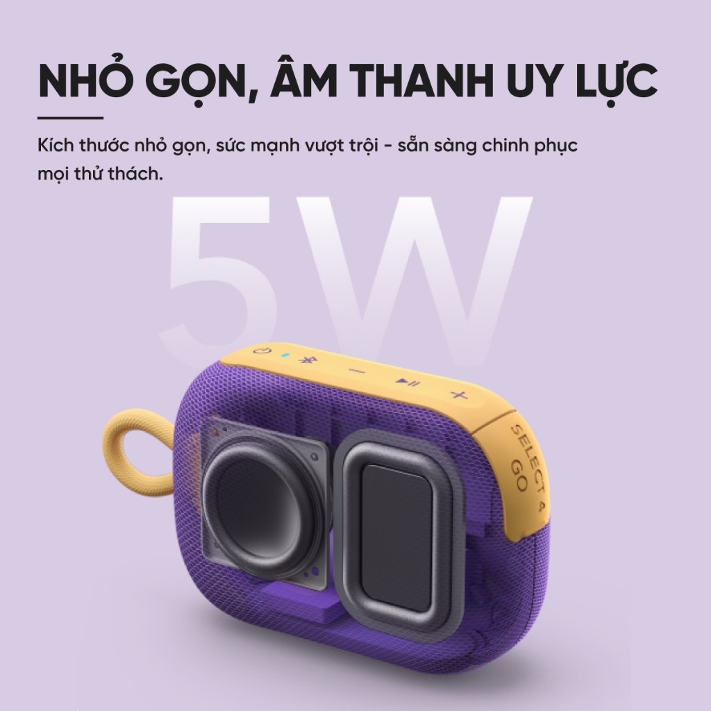Combo 2 Loa bluetooth True Wireless Soundcore Select 4 Go | Pin 20 giờ | Kháng bụi, nước IP67 | BigBuy360 - bigbuy360.vn
