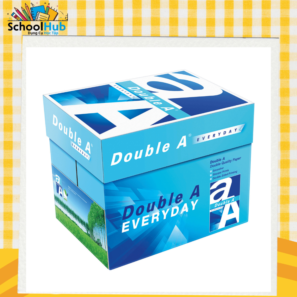 (1 Ream) Giấy in Double A 70gsm A4 500 tờ