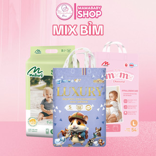 Tã Bỉm Dán/Quần Momo Diamond, Bỉm Momo Nature Mẫu Mới, Bỉm Momo Luxury Chính Hãng Full Size
