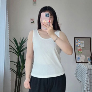 Áo Thun Ba Lỗ Bigsize Nữ Thun Tăm Co Giãn Mạnh Thấm Hút Mồ Hôi Basic Mặc Mát - G245