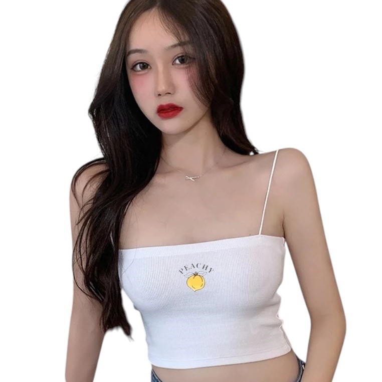 [FREESHIP] Áo croptop 2 dây sợi bún