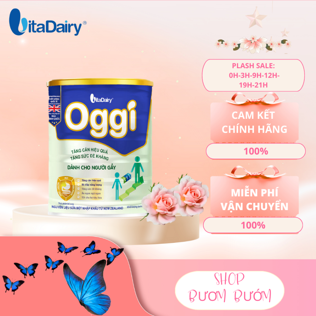 Sữa oggi dành cho người gầy tăng cân hiệu quả,tăng sức đề kháng 900g