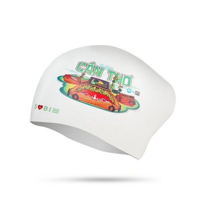 Nón bơi SOBIE silicon tóc dài Chợ Nổi