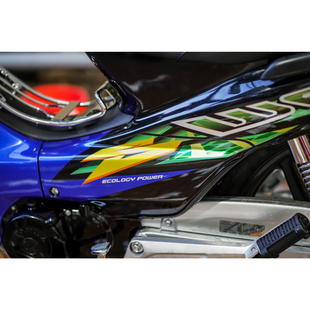 Tem wave 2004 đen xanh candy chất liệu candy (in máy Nhật)